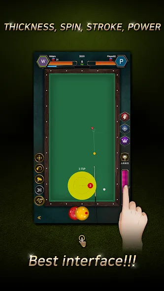 Real Billiards Battle - carom (Риал Бильярдс Батл)  [МОД Много монет] Screenshot 3