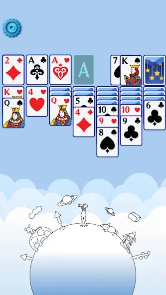 Solitaire Space™ (Солярис Спейс)  [МОД Много денег] Screenshot 2