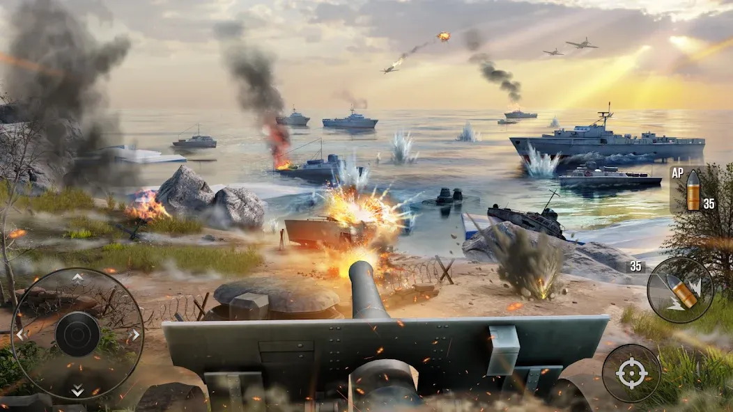 World of Artillery: Cannon War (Ворлд оф Артиллери)  [МОД Все открыто] Screenshot 2