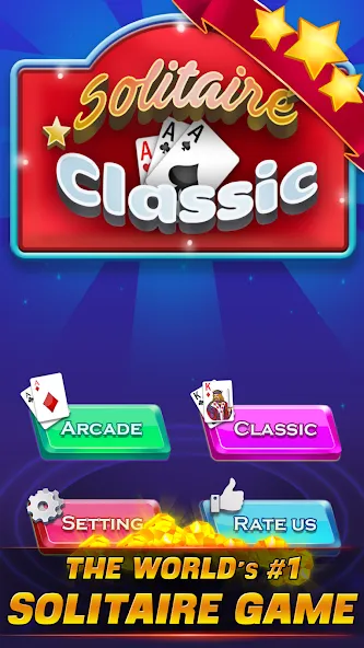 Solitaire Classic (Солитер Классик)  [МОД Unlocked] Screenshot 5