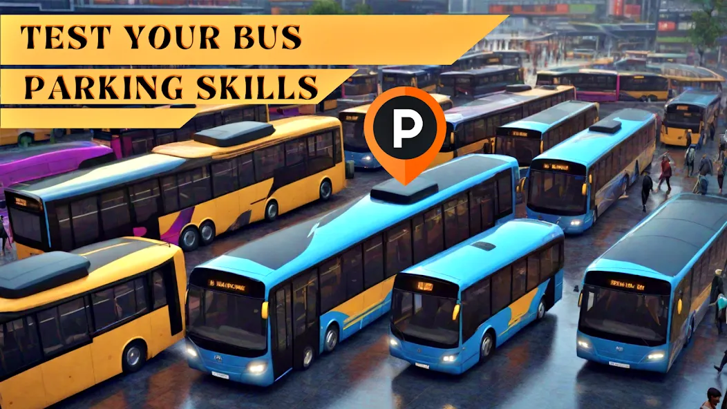 Bus Simulator 3D Bus Games (Городское автобусное симуляторение)  [МОД Unlocked] Screenshot 3