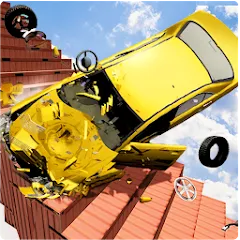 Скачать взломанную Beam Drive Crash Death Stair C (Бим Драйв Краш Дэт Стэр С)  [МОД Много монет] - последняя версия apk на Андроид