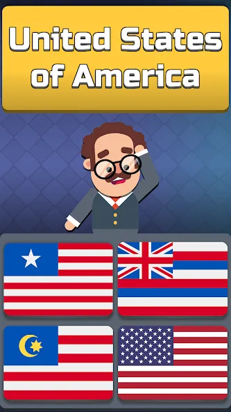 Geography: Flags Quiz Game  [МОД Unlocked] Screenshot 1