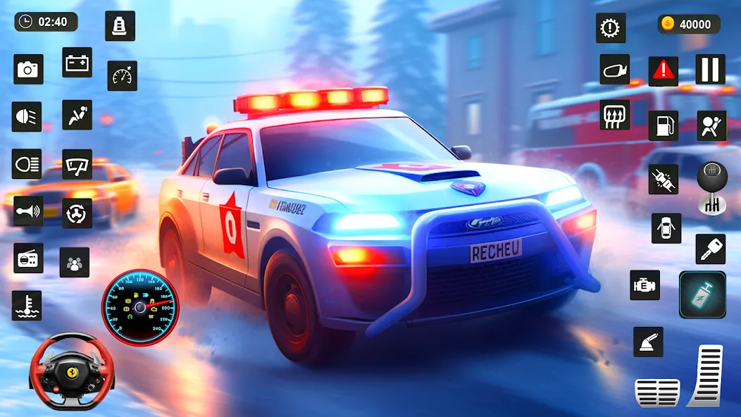 Police Car Kids Driving Game (Кидс Полис Геймс)  [МОД Mega Pack] Screenshot 1