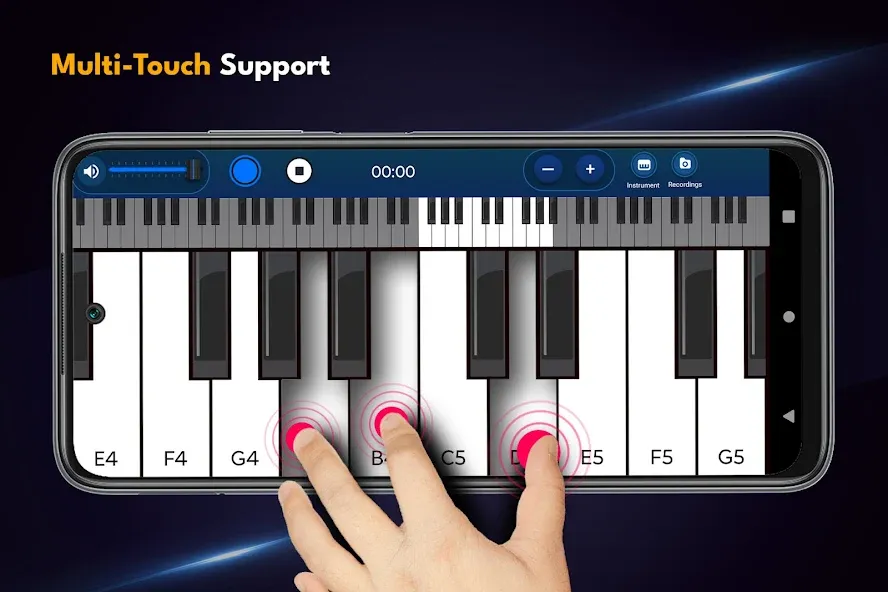 Real Piano Keyboard  [МОД Бесконечные монеты] Screenshot 2