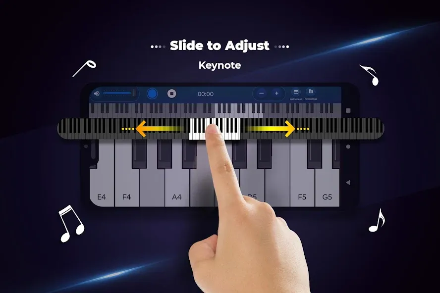 Real Piano Keyboard  [МОД Бесконечные монеты] Screenshot 3