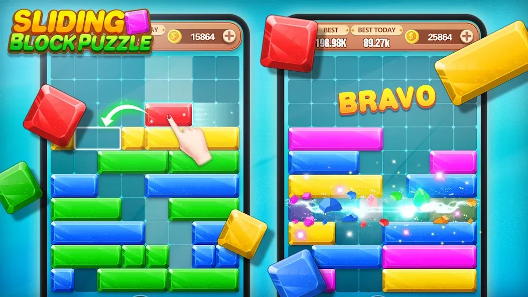 Block Crush - Puzzle Game  [МОД Unlimited Money] Screenshot 2