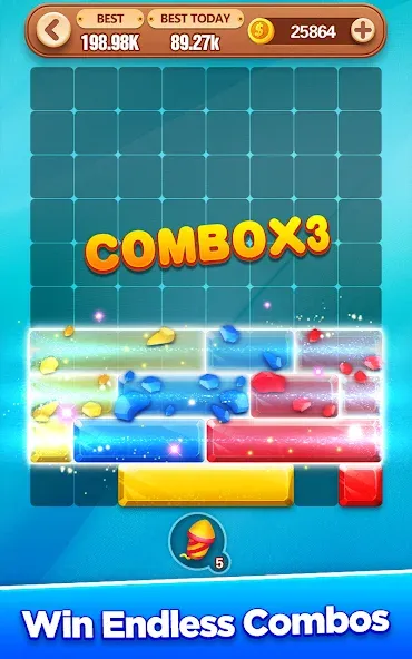 Block Crush - Puzzle Game  [МОД Unlimited Money] Screenshot 5