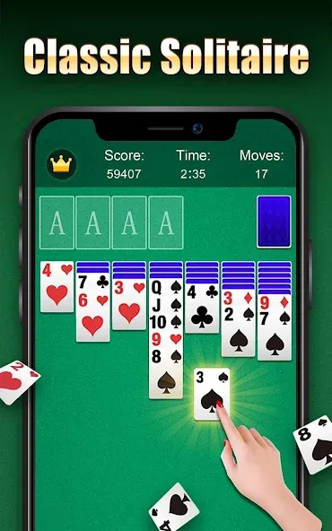 Solitaire  [МОД Все открыто] Screenshot 1