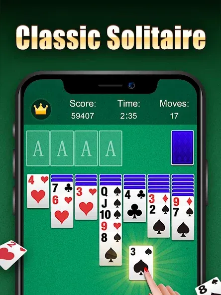 Solitaire  [МОД Все открыто] Screenshot 5