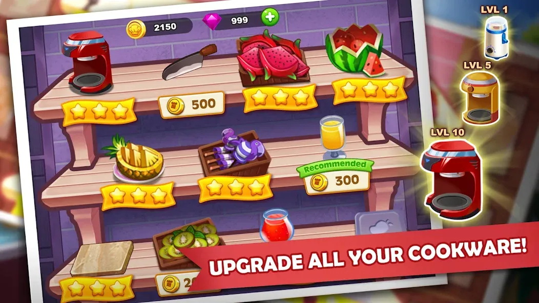 Cooking Madness: A Chef's Game  [МОД Unlimited Money] Screenshot 4