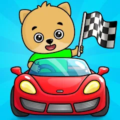 Скачать взломанную Bimi Boo Car Games for Kids  [МОД Все открыто] - полная версия apk на Андроид