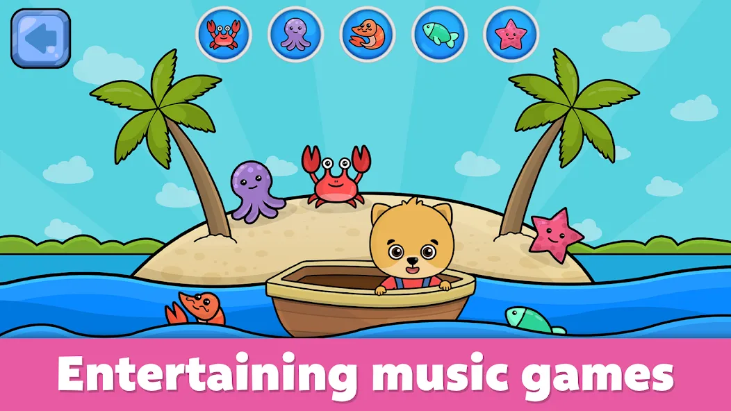 Baby Piano: Kids Music Games  [МОД Бесконечные деньги] Screenshot 4