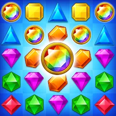 Скачать взломанную Jewel Match King  [МОД Меню] - стабильная версия apk на Андроид