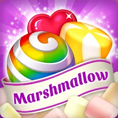 Скачать взломанную Lollipop & Marshmallow Match3  [МОД Бесконечные монеты] - полная версия apk на Андроид