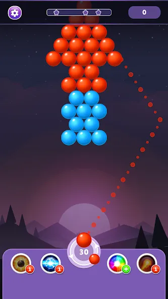 Bubble Shooter Rainbow  [МОД Все открыто] Screenshot 3