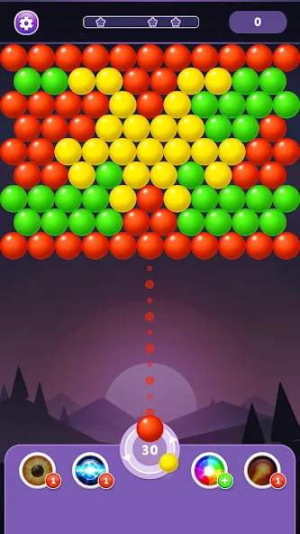 Bubble Shooter Rainbow  [МОД Все открыто] Screenshot 5