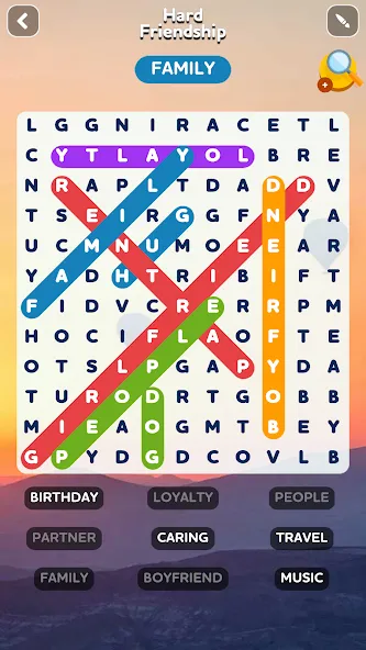 Word Search - Word Puzzle Game  [МОД Menu] Screenshot 1