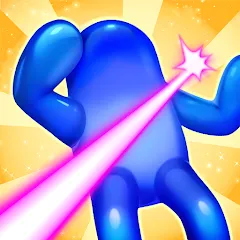 Взломанная Blob Shooter 3D — Assassin Hit  [МОД Mega Pack] - последняя версия apk на Андроид