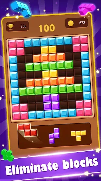 Block Gems: Block Puzzle Games (Блок драгоценные камни)  [МОД Много денег] Screenshot 2