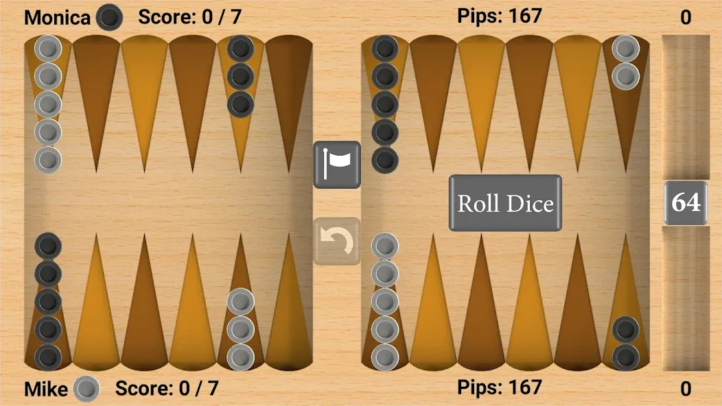 Bluetooth Backgammon  [МОД Unlocked] Screenshot 2