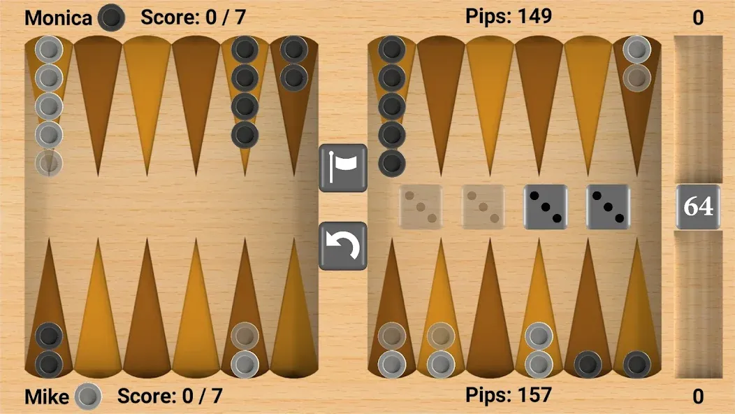 Bluetooth Backgammon  [МОД Unlocked] Screenshot 3