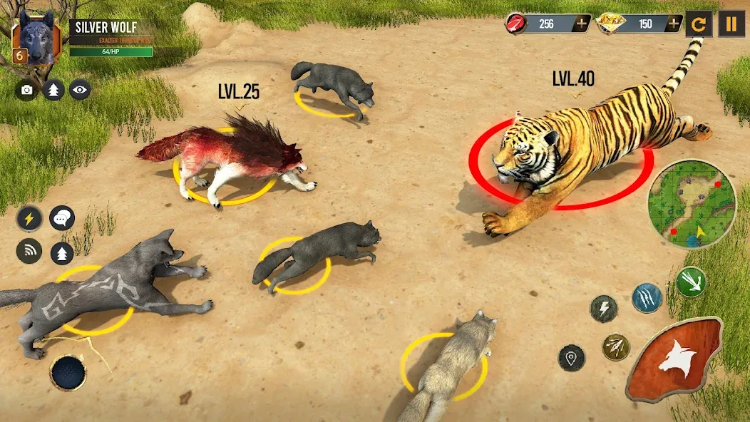 Wild Wolf Simulator Wolf Games  [МОД Бесконечные деньги] Screenshot 4