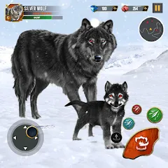 Взлом Wild Wolf Simulator Wolf Games  [МОД Бесконечные деньги] - последняя версия apk на Андроид