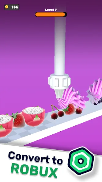 Topping Cream Robux Roblominer (Топпинг Крем Робукс Робломайнер)  [МОД Бесконечные монеты] Screenshot 1