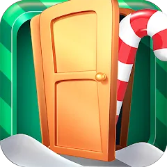 Взломанная Open 100 Doors - Christmas!  [МОД Все открыто] - последняя версия apk на Андроид