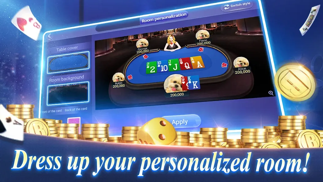 Texas Poker English (Boyaa) (Техасский покер Английский)  [МОД Unlimited Money] Screenshot 2