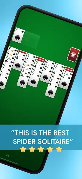 Spider Solitaire  [МОД Menu] Screenshot 1