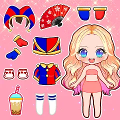 Скачать взломанную Doll Dress Up: Makeup Games (Долл Дресс Ап)  [МОД Unlimited Money] - последняя версия apk на Андроид