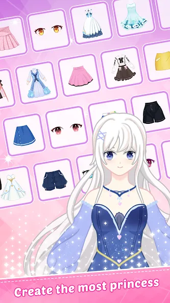 Princess Dress Up - Sweet Doll (Принцесса нарядиться)  [МОД Unlocked] Screenshot 4