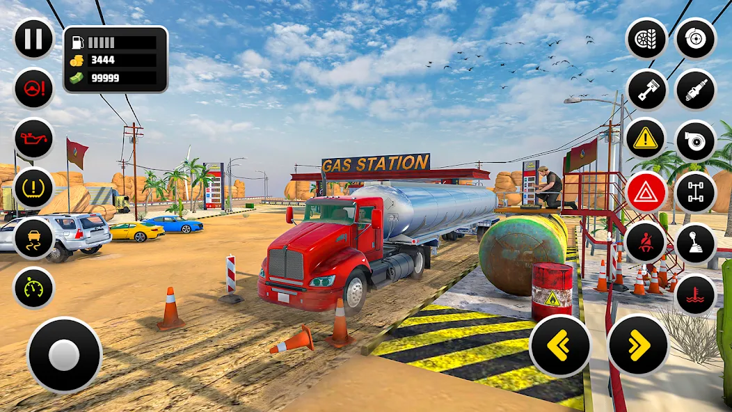 Gas Station Simulator Games  [МОД Unlimited Money] Screenshot 1