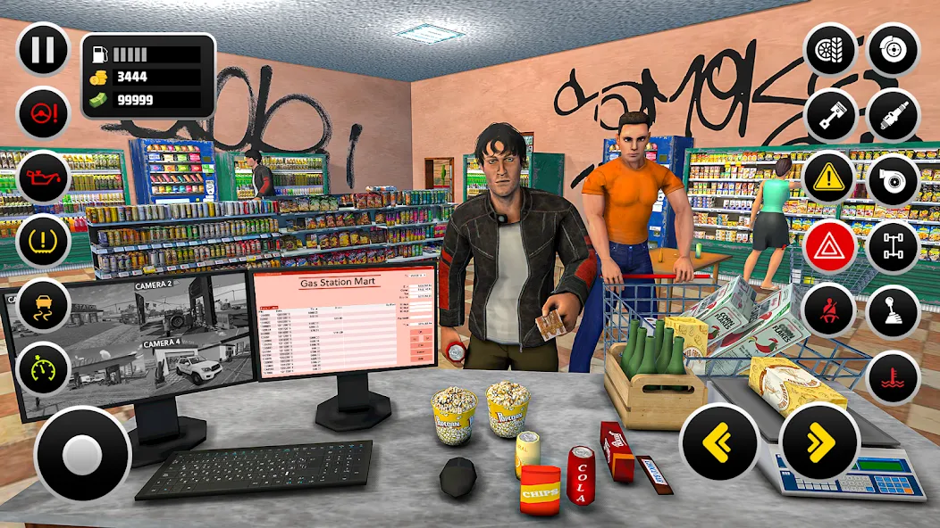 Gas Station Simulator Games  [МОД Unlimited Money] Screenshot 5