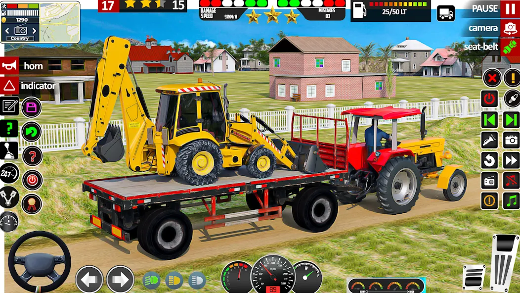 Indian Tractor Game Farming 3D  [МОД Mega Pack] Screenshot 1