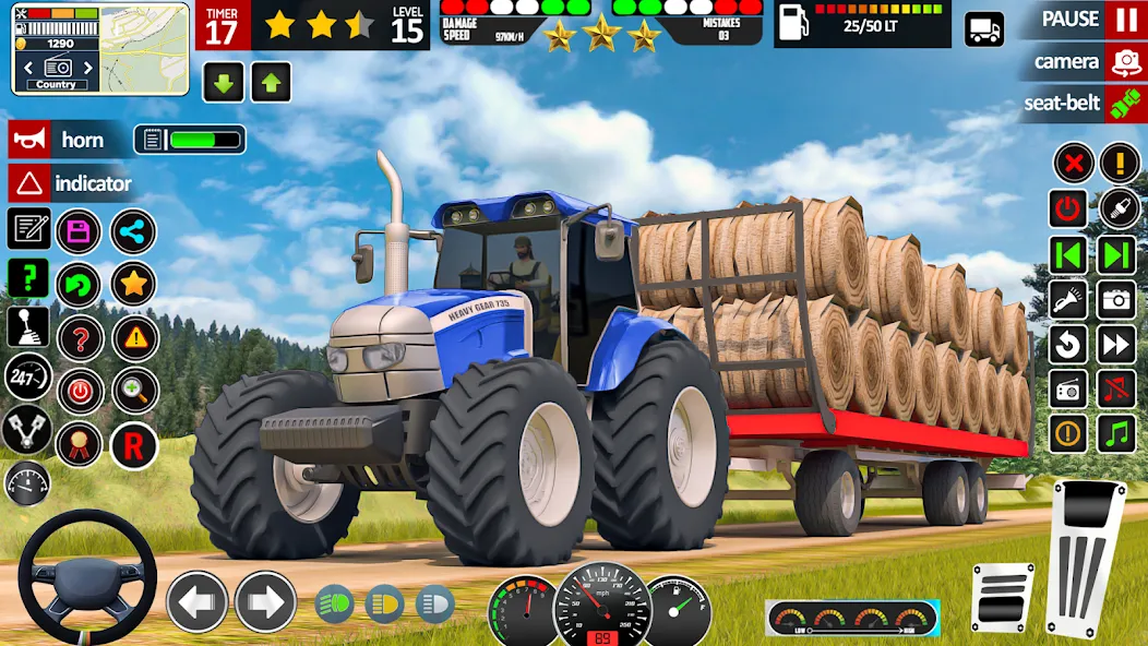 Indian Tractor Game Farming 3D  [МОД Mega Pack] Screenshot 5