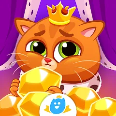 Взлом Bubbu Jewels - Merge Puzzle (Буббу Джуэлс)  [МОД Menu] - стабильная версия apk на Андроид