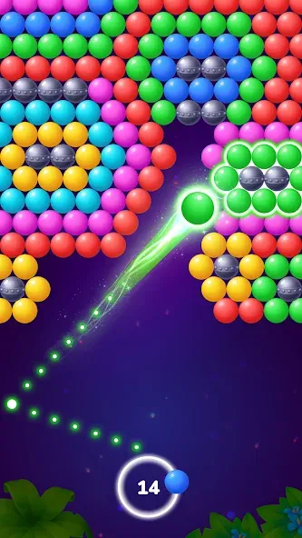 Bubble Shooter Tale: Ball Game (Бабл Шутер Тейл)  [МОД Бесконечные деньги] Screenshot 3