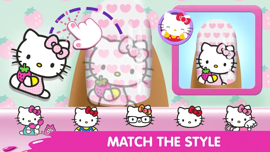 Hello Kitty Nail Salon  [МОД Все открыто] Screenshot 3