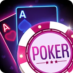 Взломанная Poker Texas Holdem (Покер Техасский Холдем)  [МОД Unlimited Money] - стабильная версия apk на Андроид