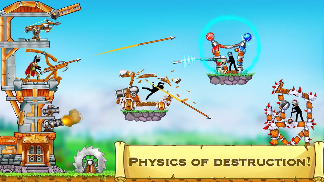 The Catapult 2 : bone masters  [МОД Много монет] Screenshot 5