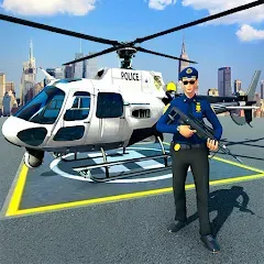 Взлом Police Helicopter Chase Game  [МОД Menu] - полная версия apk на Андроид