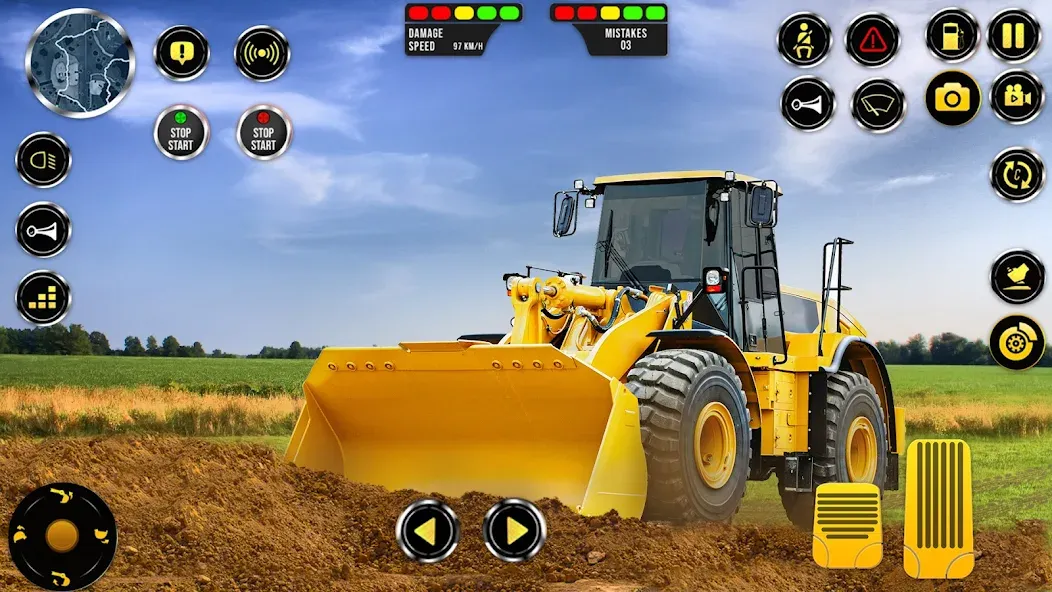 Construction Machine Real JCB  [МОД Много монет] Screenshot 2