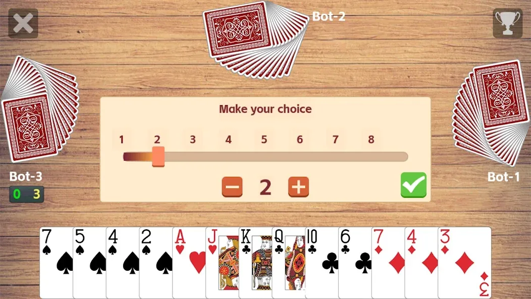 Callbreak League - Card Game (Колбрик Лига)  [МОД Unlocked] Screenshot 4