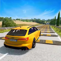 Взломанная Beam Drive Road Crash 3D Games (Бим Драйв Роад Краш 3Д Геймс)  [МОД Бесконечные монеты] - полная версия apk на Андроид