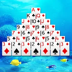 Взлом Pyramid Solitaire  [МОД Много монет] - полная версия apk на Андроид