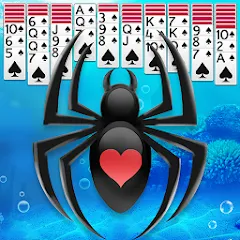 Взломанная Spider Solitaire  [МОД Много денег] - последняя версия apk на Андроид