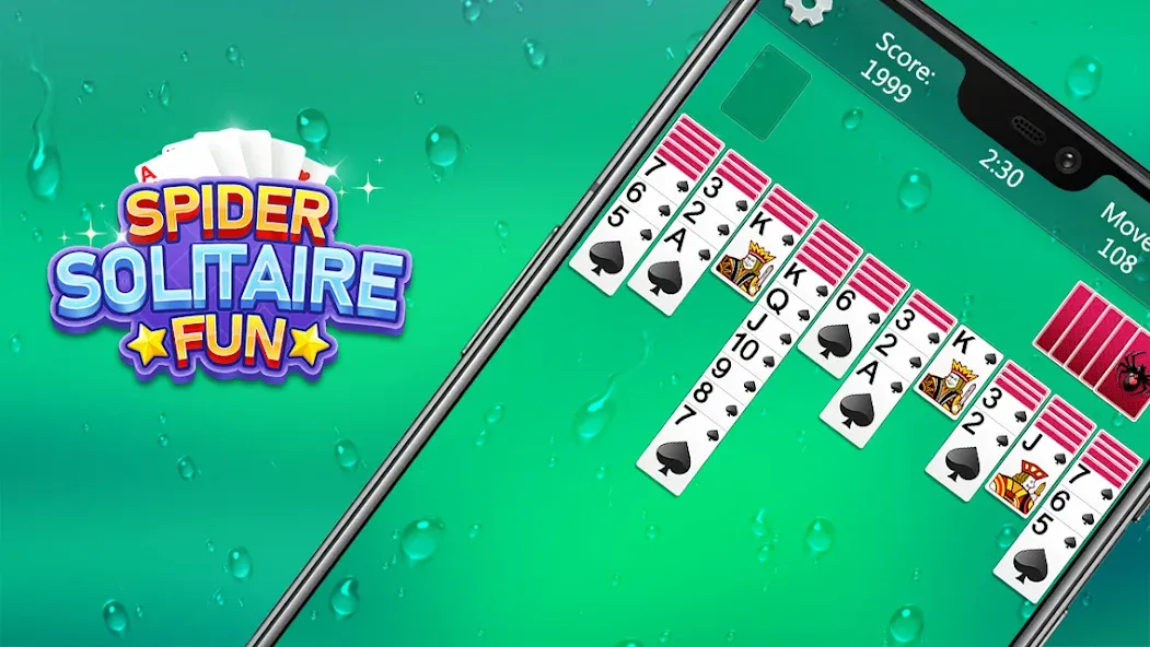 Spider Solitaire Fun (Спайдер Солитер Фан)  [МОД Много денег] Screenshot 3